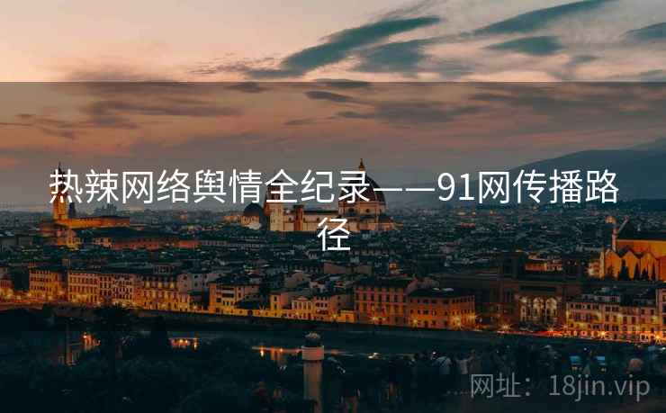 热辣网络舆情全纪录——91网传播路径