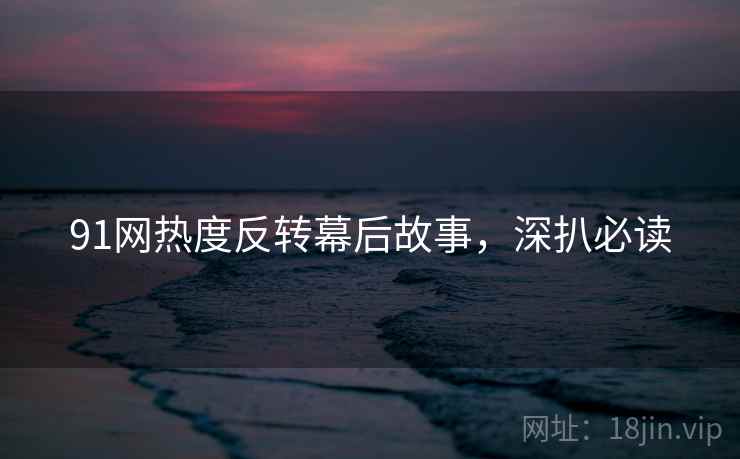 91网热度反转幕后故事，深扒必读