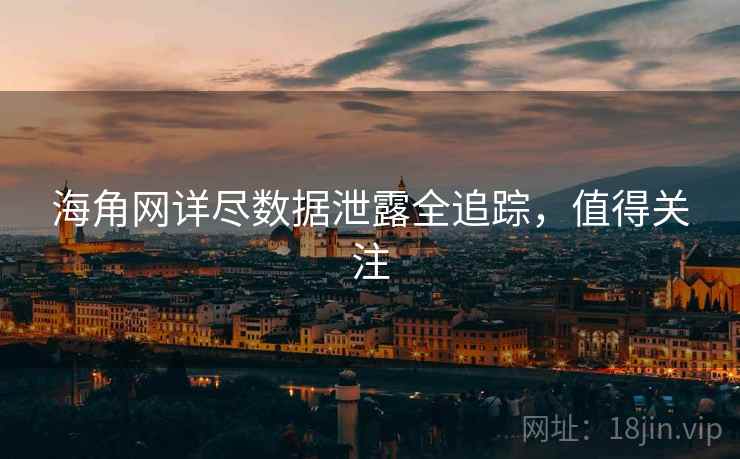 海角网详尽数据泄露全追踪，值得关注
