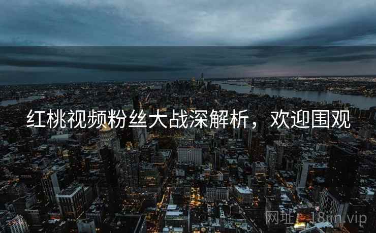 红桃视频粉丝大战深解析，欢迎围观